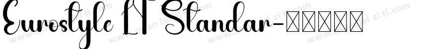 Eurostyle LT Standar字体转换